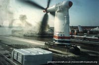 SRN4 The Prince of Wales (GH-2054) destroyed by fire at Dover